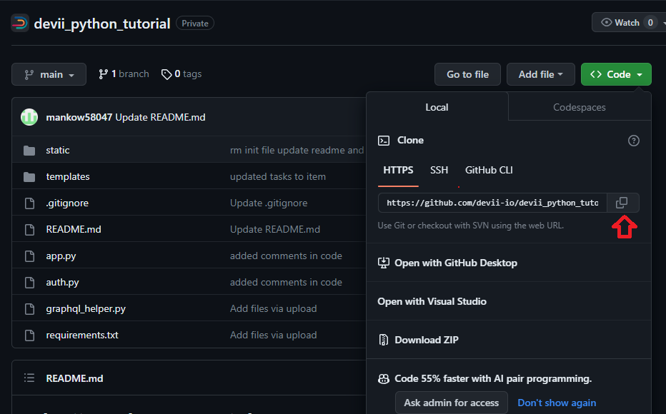 GitHub Clone Git Hub Clone Button