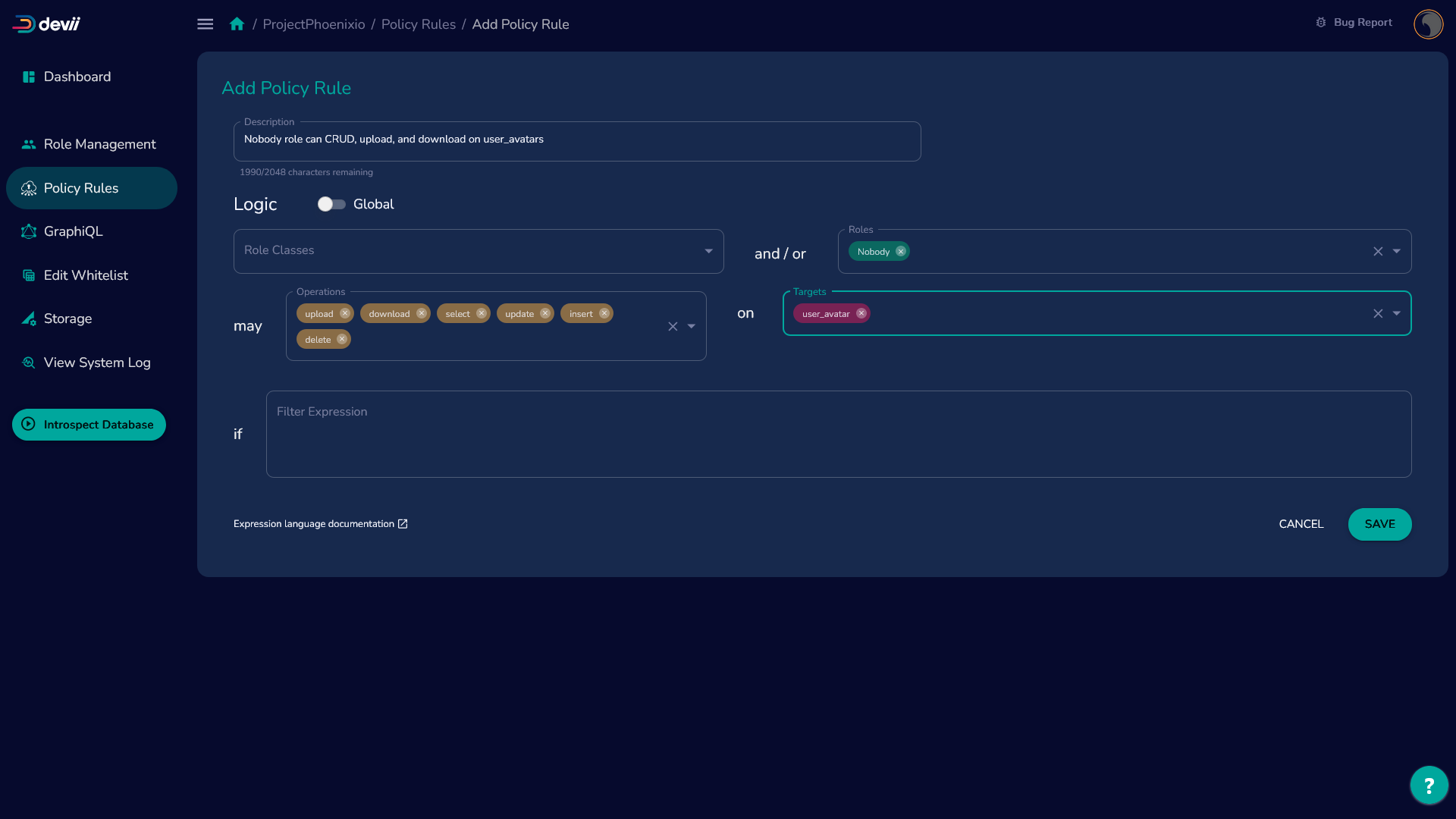 File Handling Policy Rule File Handling Policy Rule